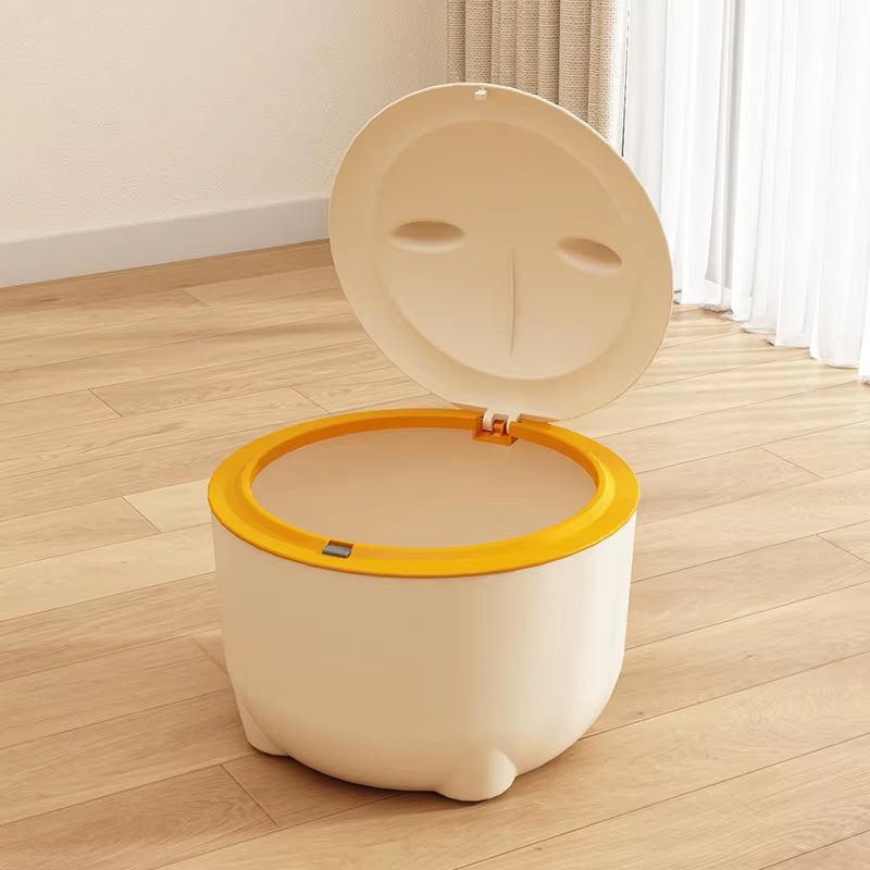 Cat Excrement Trash Can Fully Enclosed Cat Litter Basin Cat Toilet Cat Litter Special Garbage Can Excrement Supplies